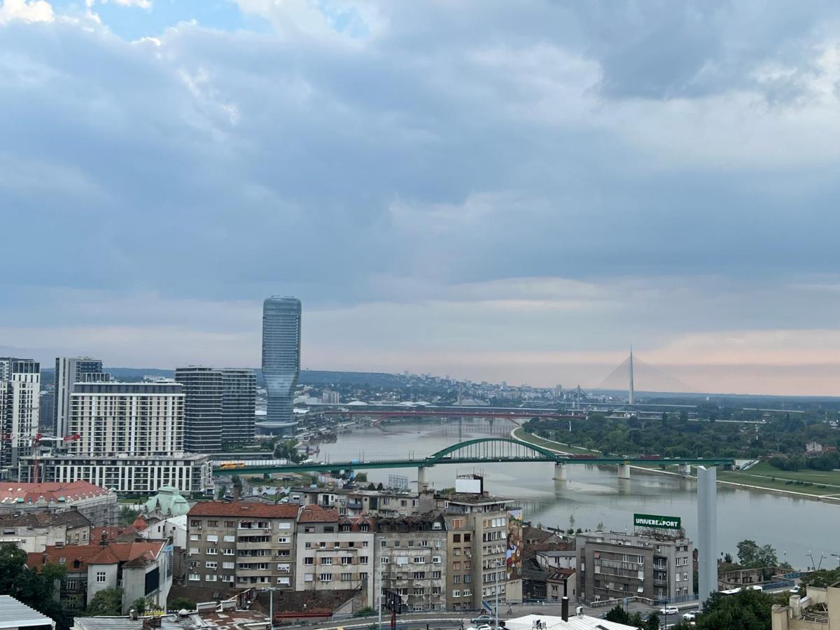 Central Sky View Apartment Beograd Bagian luar foto
